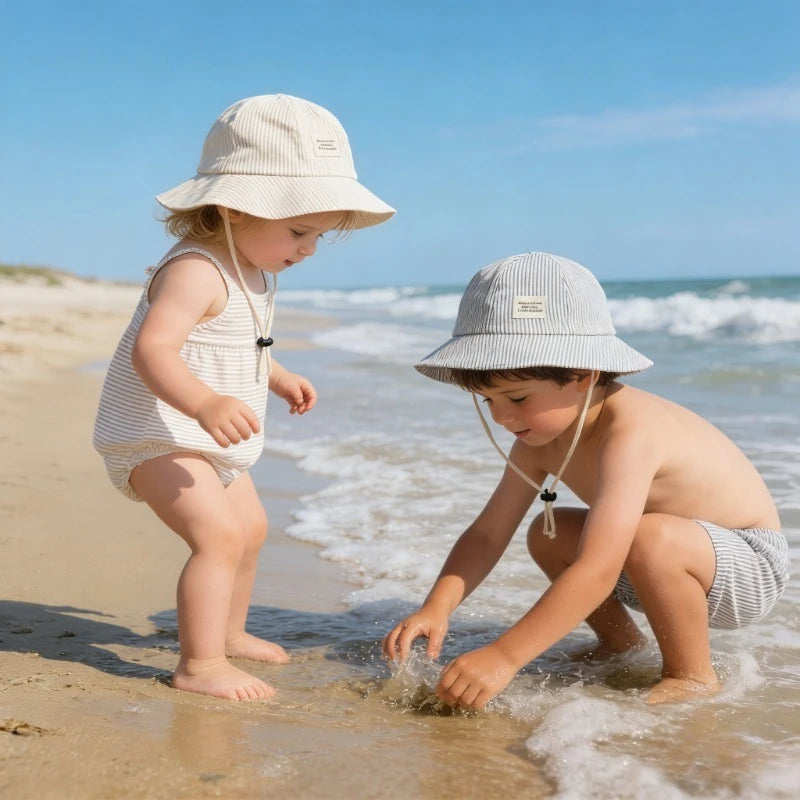Baby Kids Cute Sun Hat 50cm 1-3Years Fashion Toddler Early Spring Summer Cotton Girls Fisherman's Hat Children Sun Cap Boys Hats