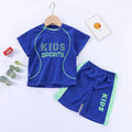 2PCS Kids Sports Children's Sets Quick Drying Sportswear Basketball Clothes Breathable Summer Cloth T-shirt Clothing Boys Girls