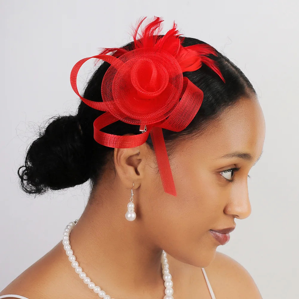 1 Pc Fascinators Hats for Women Tea Party Fascinator Hats Vintage 50s Headwear Wedding Church Derby Hat Hats Tiny Hats