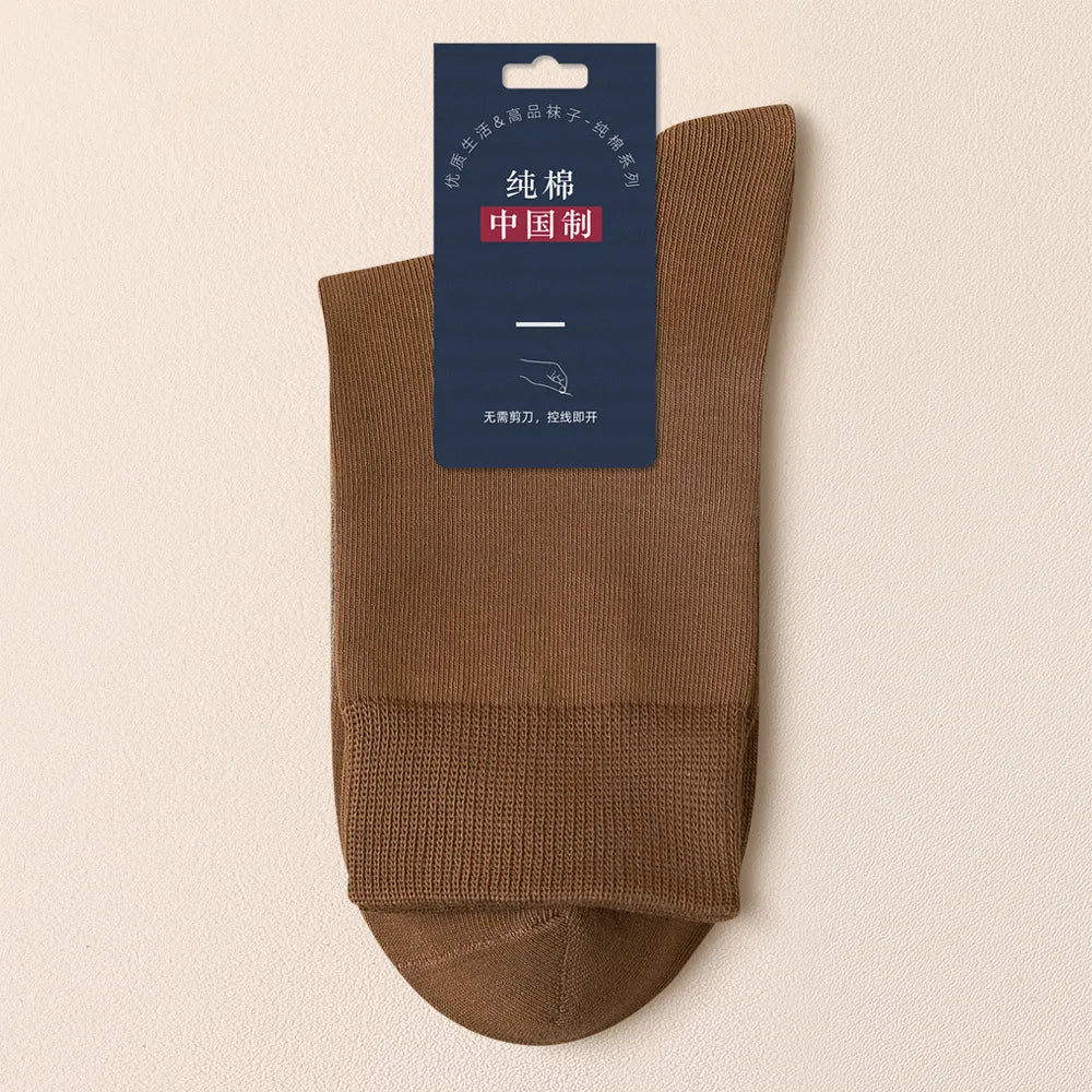 Sports Male Sock Winter Socks for Men Cotton Spring and Autumn Gift Solid Color Man Funny Long White Men's Short Cycling