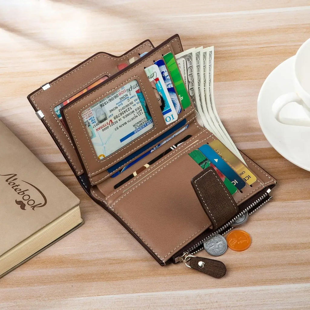 Personalized Wallets for Men Photo Engraved Wallet for Father Husband Son Boyfriend Grandpa Father's Day Gift Birthday