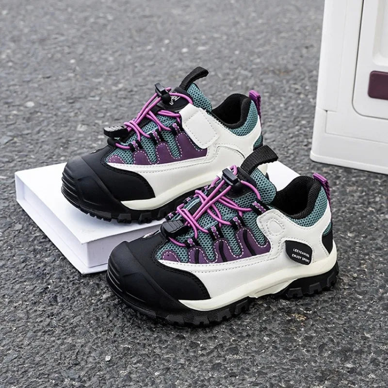 Children Casual Sports Shoes 2025 Autumn Comfortable Anti Slip Outdoor Breathable Boys Running Shoes Fashion Girls Walking Shoes