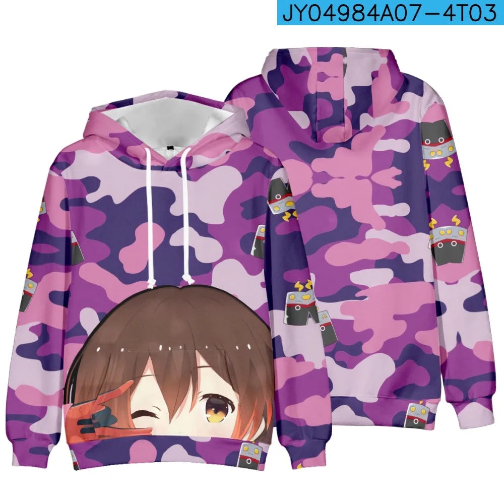Hoodie Men Anime Creepypasta Hoodies Women Men Sweatshirt Streetwear Y2k Ticci Toby Cosplay Clothes Oversized Hooded Jacket