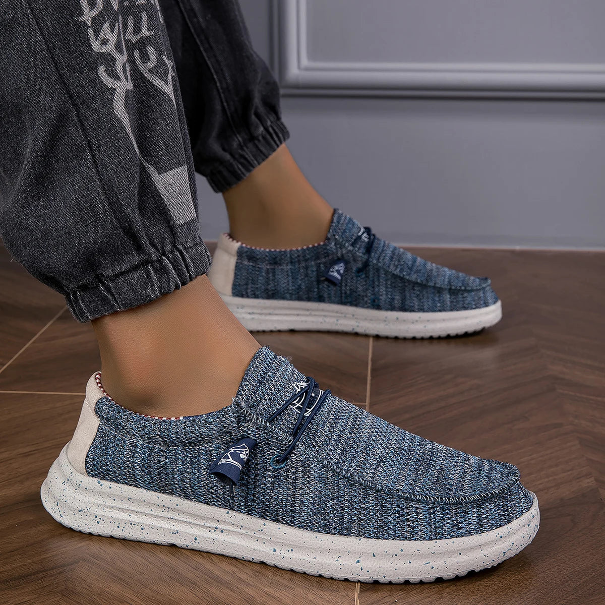 Men's Outdoor Casual Loafers Soft Bottom Lightweight Comfortable Driving Shoes for All Seasons Daily Wear And Morning Runs