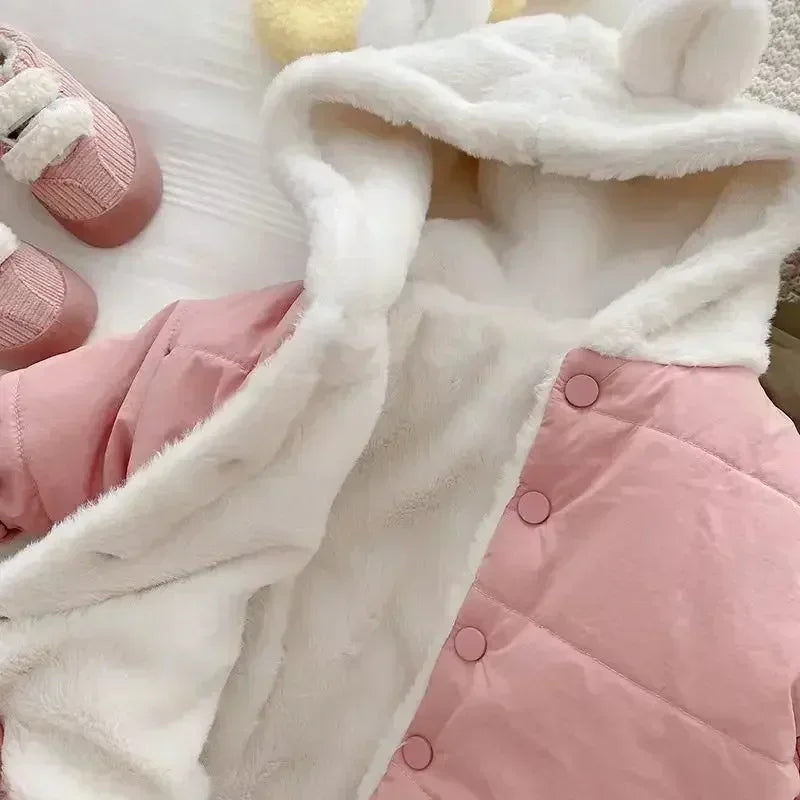 2026 Children Kids Jackets for Girls Coat Winter Boy Girl Hoodies Clothes Newborn Baby Outwear Outfits Toddler Kid Clothing 0-7Y