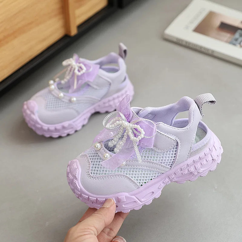 Children's Fashion Sneakers Summer Breathable Sports Sandals Versatile Casual Shoes Kids Soft Soled Beach Shoes Basketball Shoes