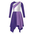 Kids Girls Liturgical Praise Dress Lyrical Dance Performance Costumes Children Church Choir Worship Ballroom Dancing Dancewear