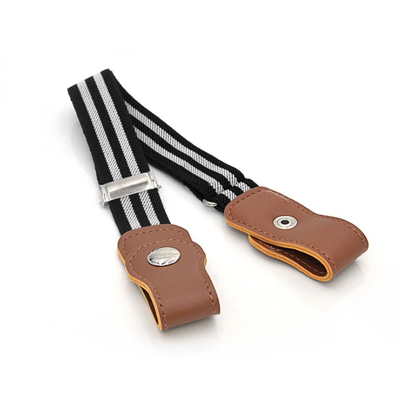 Girls and Boys Elastic Jeans Belt Without Buckle Kids Easybelt Adjustable Stretch Strap Fashion Student Waistband Belts