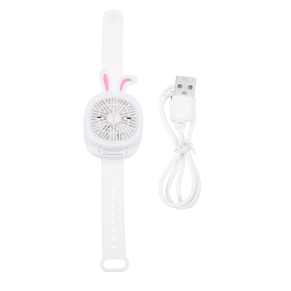 Watch Fan Kids Cartoon Watch Fan Portable Watch Fan Usb Fan With Wrist Strap Usb Rechargeable Fan For Childrens Travel Straps