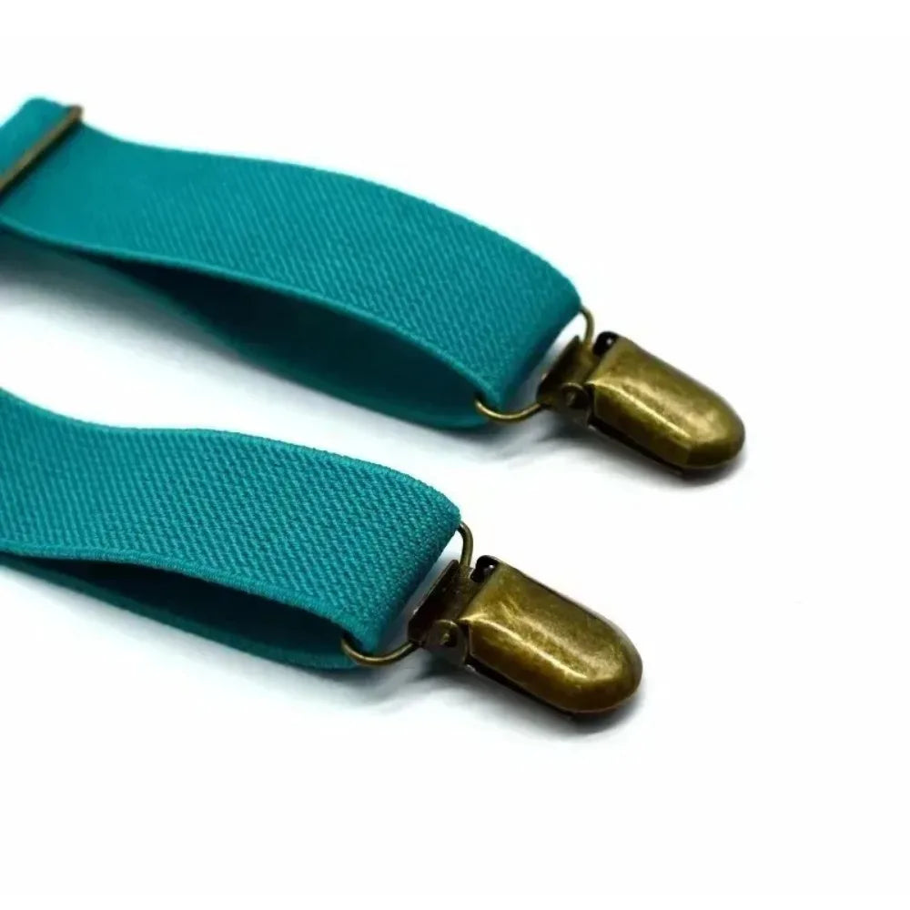 Kids Adjustable Elastic Suspenders Braces for Boys Girls Children Wedding Party Fashion Accessories Black