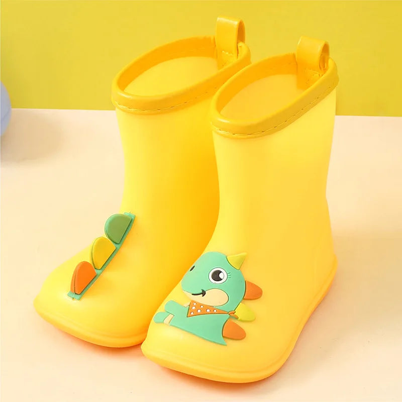 New Girl Rainboots Classic Waterproof Children Shoes Kids Rain Boots PVC Rubber Boots Kids Baby Water Shoes Boy Rain Boots kids