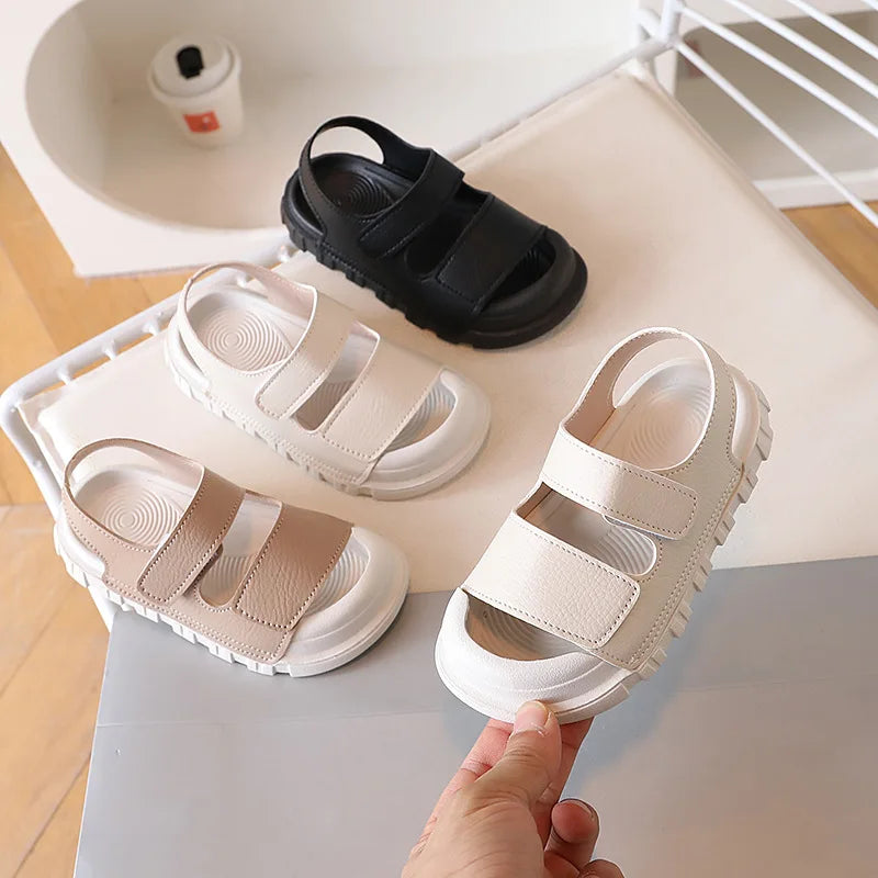 Kids Sandals Children Summer Beach Shoes for Boys Girls Toddlers Little Boy Sandals Fashion 2026 New Toes-covered Anti-kick Soft