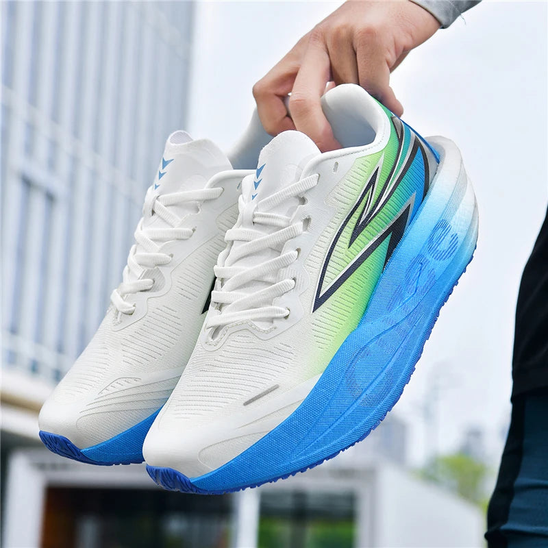 Men's Shoes Air Cushion Runner Trainers Tenis Plate Sports Running Shoes Women Comfortable Athletic Speciality Marathon Sneakers