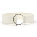 Belts for Women Simple Waist Elastic Ladies Band Round Buckle Decoration Coat Sweater Fashion Dress Waistband
