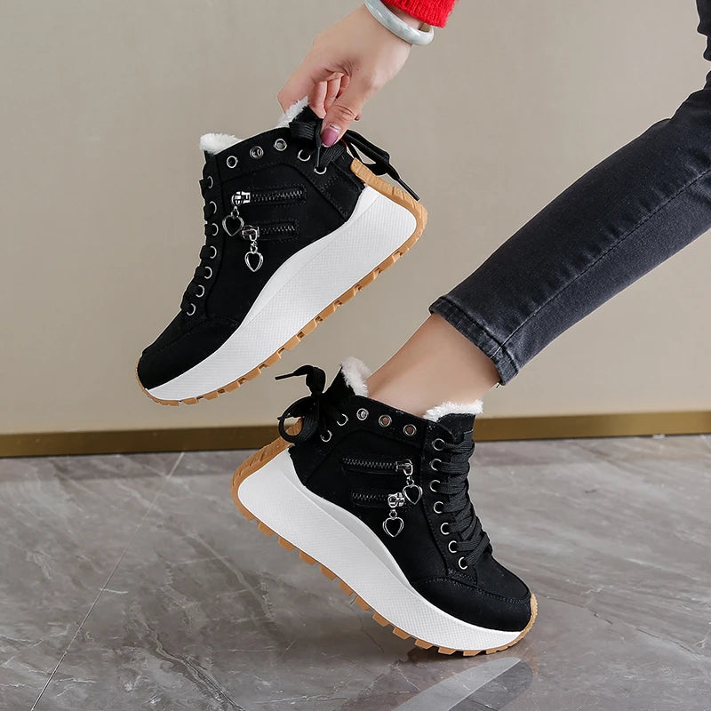 2025 New Designer Women Sneakers High Quality Shoes Female Women Shoes for Women Lace Up Platform Sneakers Женская Обувь