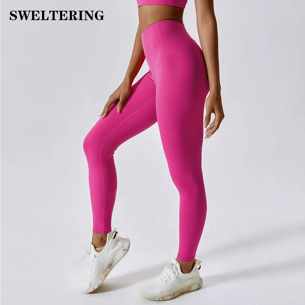 Women Tights Gym Leggings Push UP Yoga Pants Sports Clothes Stretchy High Waist Athletic Fitness Leggings Activewear Pants