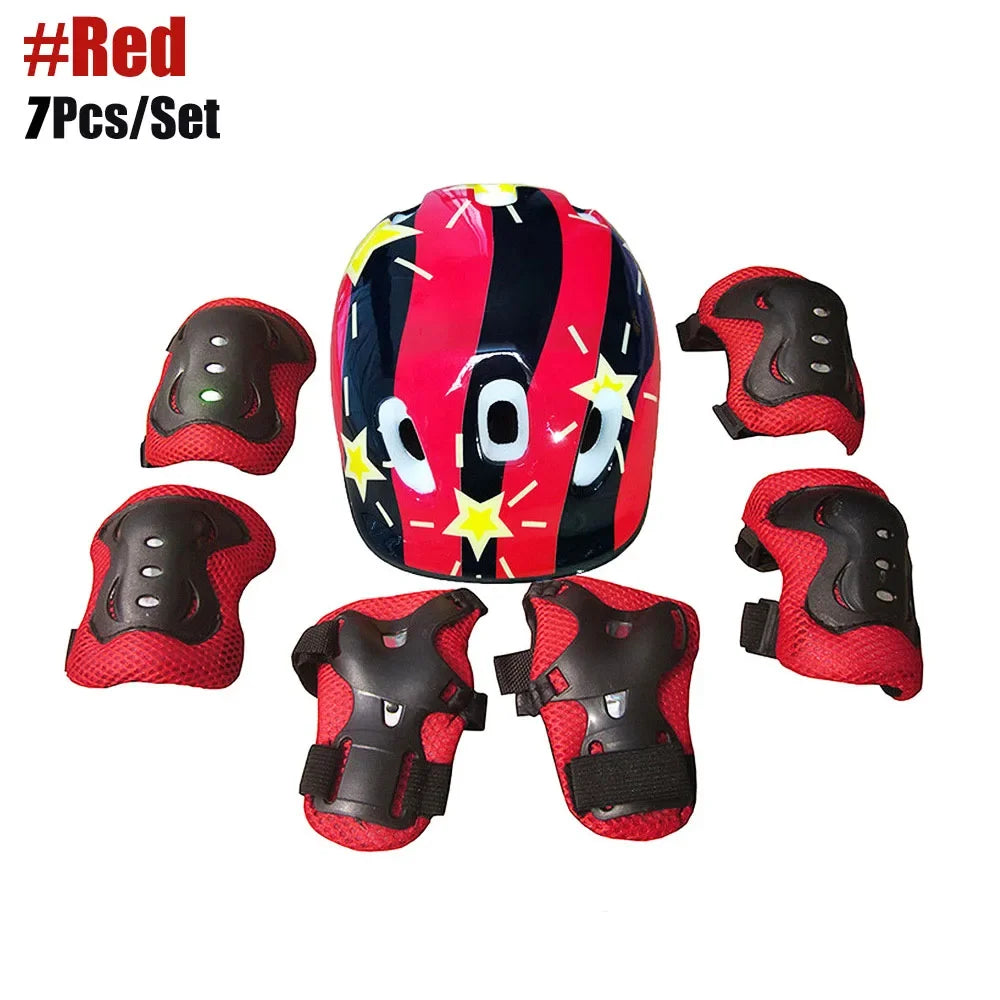 Kids Knee Pads and Elbow Pads Guards Protective Gear Set Safety Gear for Roller Skates Cycling Bike Skateboard Sports