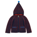 Kids' Sweater Set for Autumn & Winter 2025 MP Series - Girls' Tie-Front Shirt, Popcorn Knit Top, Skirt and Shawl Set
