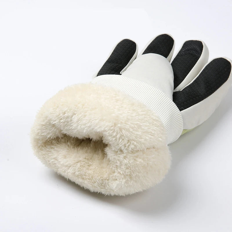 Kids Warm Winter Gloves Waterproof Anti-Slip Snow Gloves for Boys Girls Ideal for Outdoor Skiing Cycling