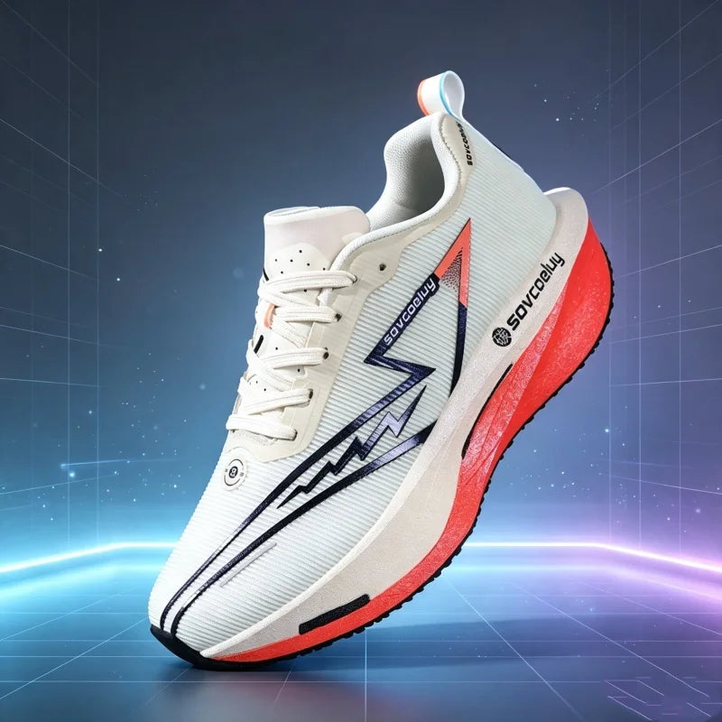 Men Sports Running Shoes Casual Marathon Breathable Lightweight Women's Comfortable Athletic Nonskid Walking Sneakers Outdoors