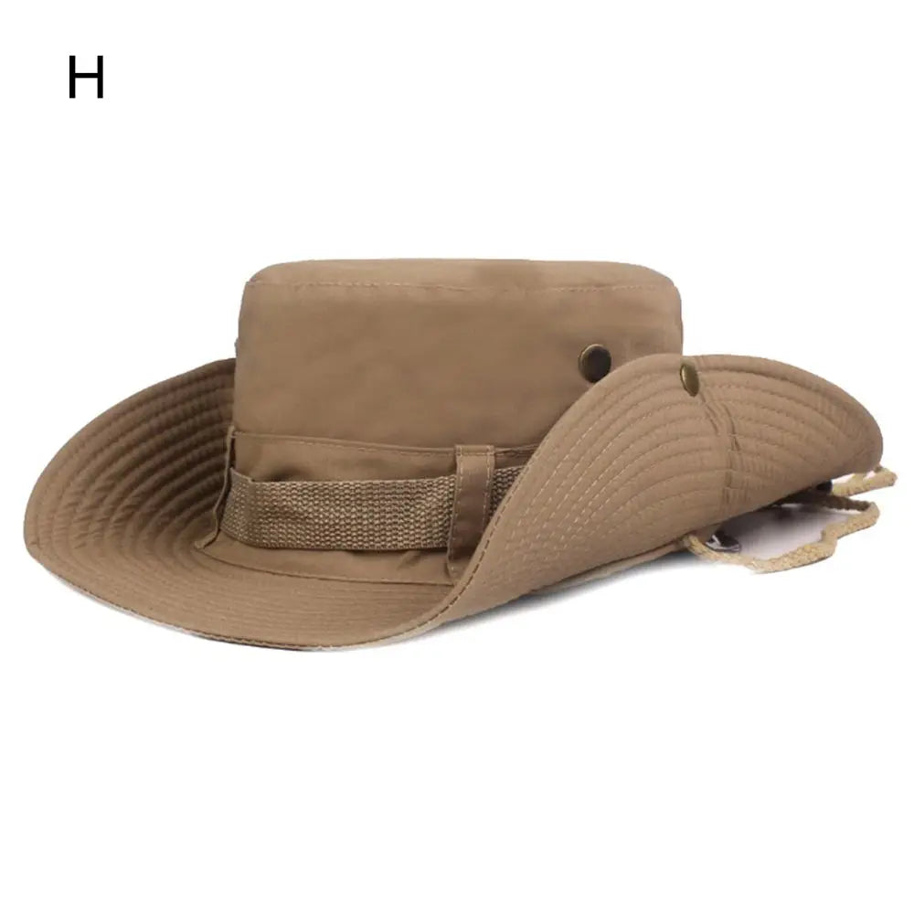Men's Bucket Hats Women Hiking Camping Wide Brim Fishing Cap Boonie Hat Men's Bucket Hats Sun Hat