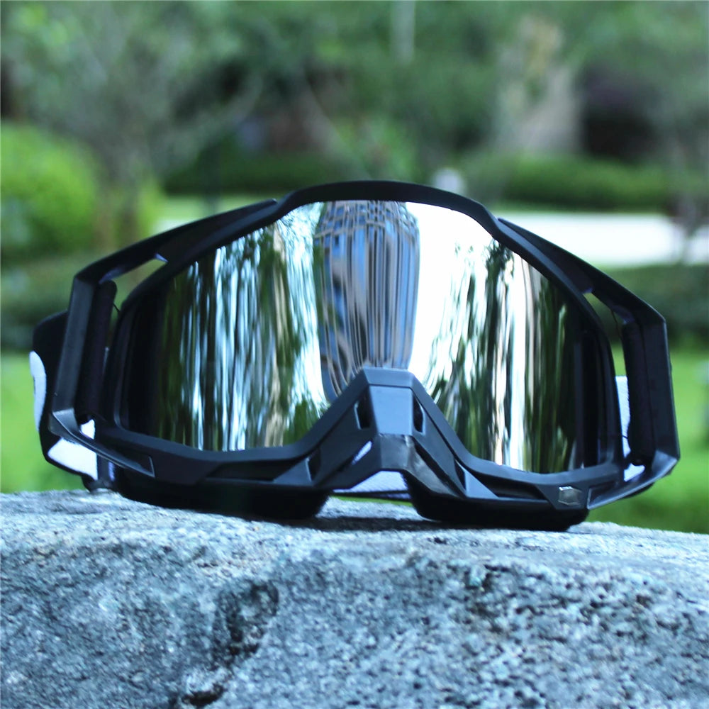 Men's Retro Motorcycle Sunglasses Night Vision Motocross Safety Protective MX Driving Glasses Vintage Helmet Goggles