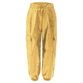 Kids Boys Girls Metallic Shiny Cargo Pants Fashion Children Holographic Trousers Teens Hip-Hop Pants Street Jazz Dance Costume
