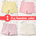 Girls Panties Underwear Cotton Safety Pants Solid Color Children Shorts Leggings Underpants Soft Kids Boxer Panties 3-12 Years