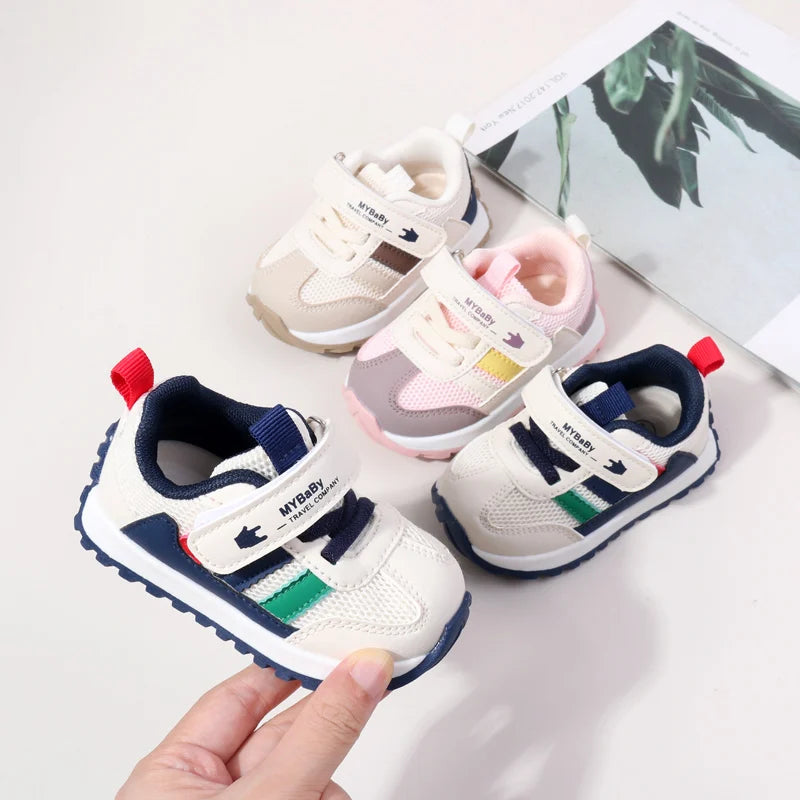 Childern Sports Shoes  Spring and Autumn 0-2 Years Old Baby Girls and Boys Sneakers Non-slip Casual Toddler Shoes First Walkers