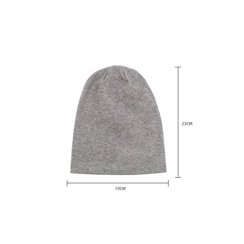 Kids Knitted Cotton Hats Boys Girls Solid Color Girls Cap Bonnet Large Baby Hats Caps Children's Hat Baby Accessories