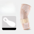 Sports Elbow Support Brace Woven Silicone Adjustable Pressure Protection for Basketball Tennis