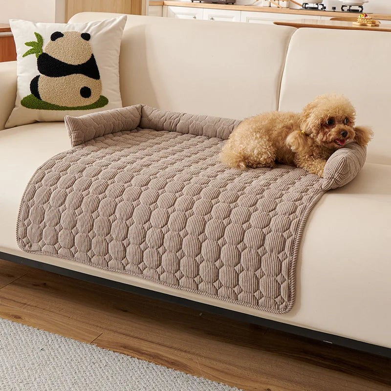 Thickened Pet Sofa Cushion Anti-Scratch Non-Slip Dog And Cat Sleeping Nest Kennel Pad Cozy Pet Bed for Cats And Dogs