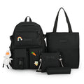 4 Pcs Sets Children's School Backpack Kawaii Women's Backpack Bookbag School Bags for Teens Girls mochilas para niñas 가방 рюкзак