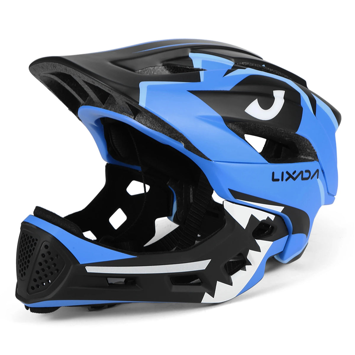 Kids Detachable Full Face Bike Helmet Children's Sports Child Cycling MTB Motorcycle Skateboarding Roller Skating Helmet