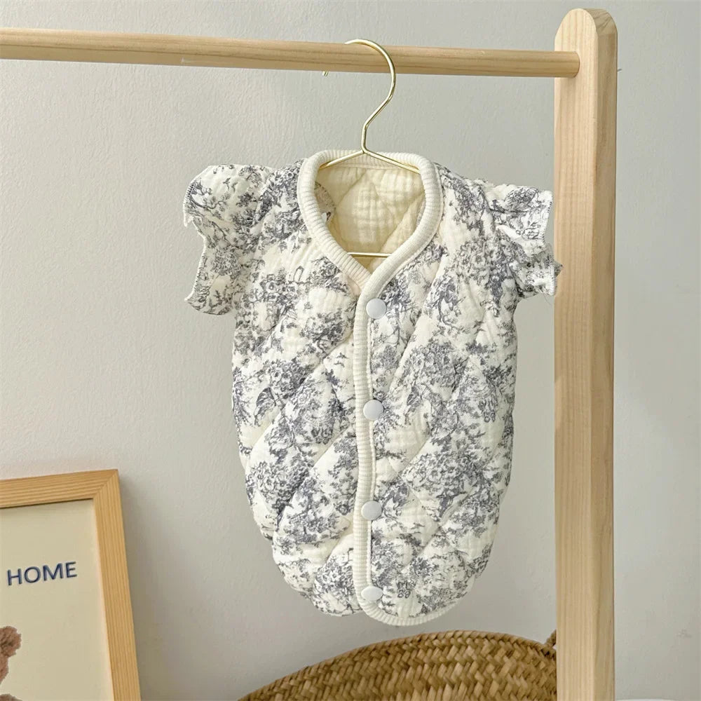 Pet Flying Sleeve Vest Pet Clothes Cotton Clothing Small Dog Cat Clothing Home Clothes Dog Jacket Puppy Clothes for Small Dogs