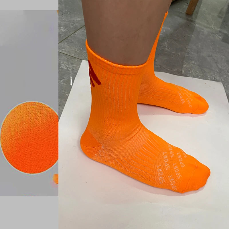 1 Pair Of Running Socks For Men And Women, Short Tube Towel Bottom Sports, Low Top Marathon, Fitness Basketball Pressure Socks