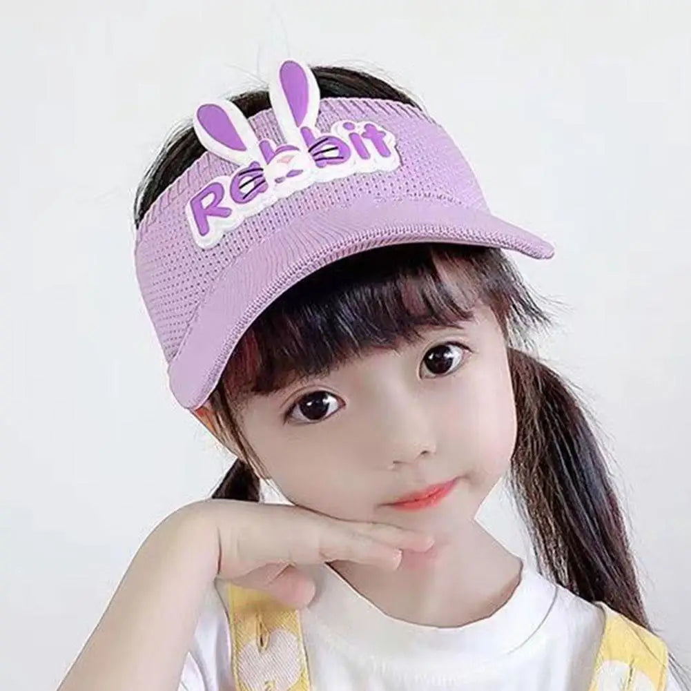 Cute Kids Sun Hats Rabbit Wings Bunny Hat Summer Boys Girls Hat Children Breathable Outdoor Hats