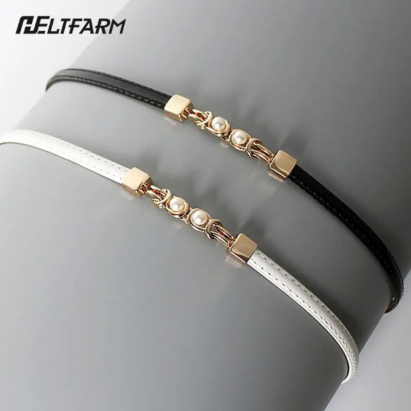 Ladies Adjustable Thin Belts For Women Fashion Luxury Brand Designer Style Skinny Coat Jacket Dress Waist Belt Female