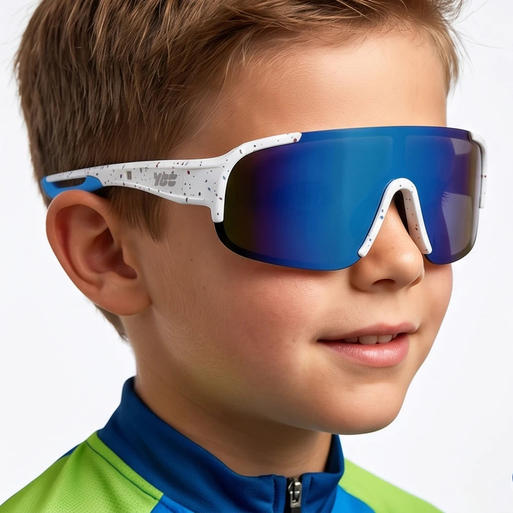 New Outdoor Kids Sports Sunglasses Boys Girls Glasses Bike Eyewear Child Camping Goggles MTB Running Bicycle UV400 Cycling