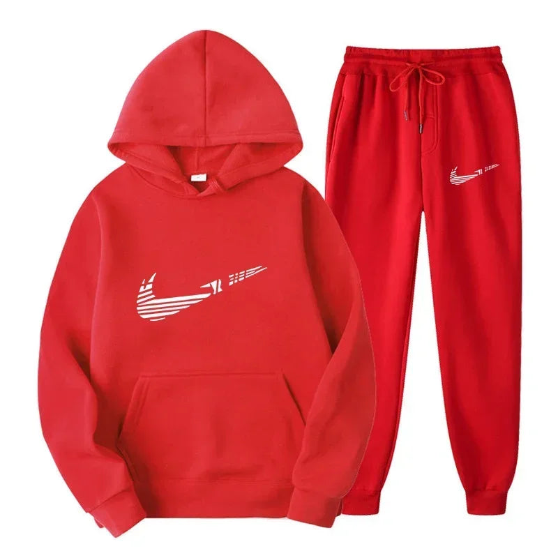A versatile multi-functional sportswear suitable for both men and women, featuring a hooded sweatshirt, suitable for outdoor tra