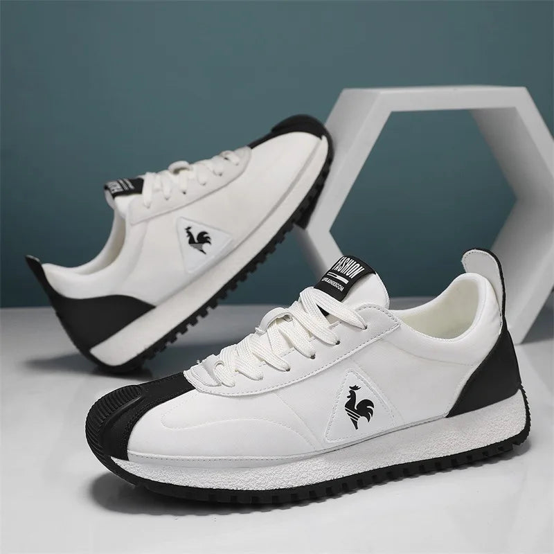 2026New Men's Shoes Fashion Leather Casual Shoes Luxury Tennis Training Shoes Outdoor Sport Running Footwear Men Sneakers Tenis
