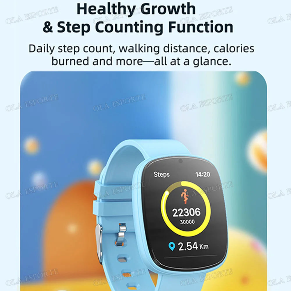 2026 Kids Games Smartwatch 1.83''HD Screen Camera 22 Interesting Games Sleep Monitor Alarm Clock Calculator Children Watch MA27