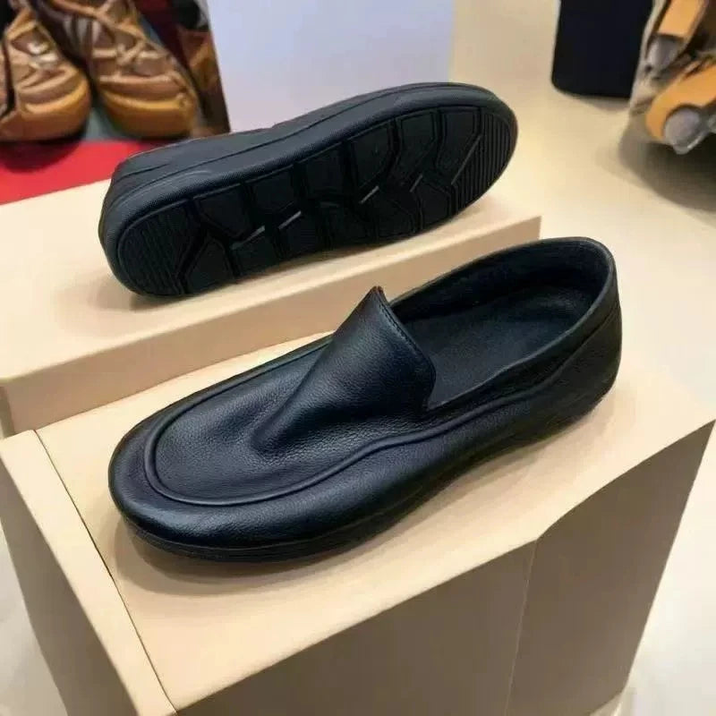 2025 Famous Designer Loafers Moccasins for Men Hot Selling Men's Dress Shoes Loafers Casual Flat Leather Shoes