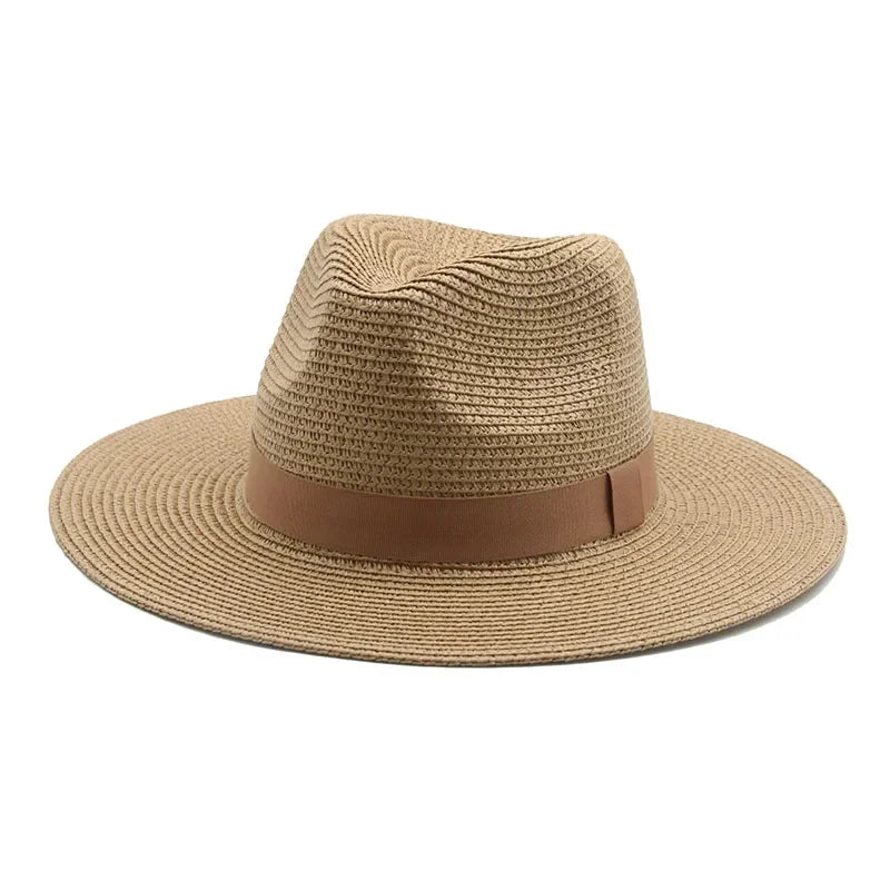Hats for Women Bucket Sun Hats Ribbon Band Men Hat Straw Summer Panama Formal Outdoor Party Picnic Bucket Hat Sombreros De Mujer