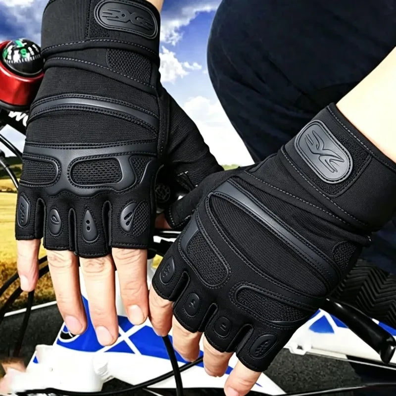 Gym Gloves for Men Women Fitness Weight Lifting Wristband Gloves Body Building Training Sports Exercise Cycling Glove Shockproof