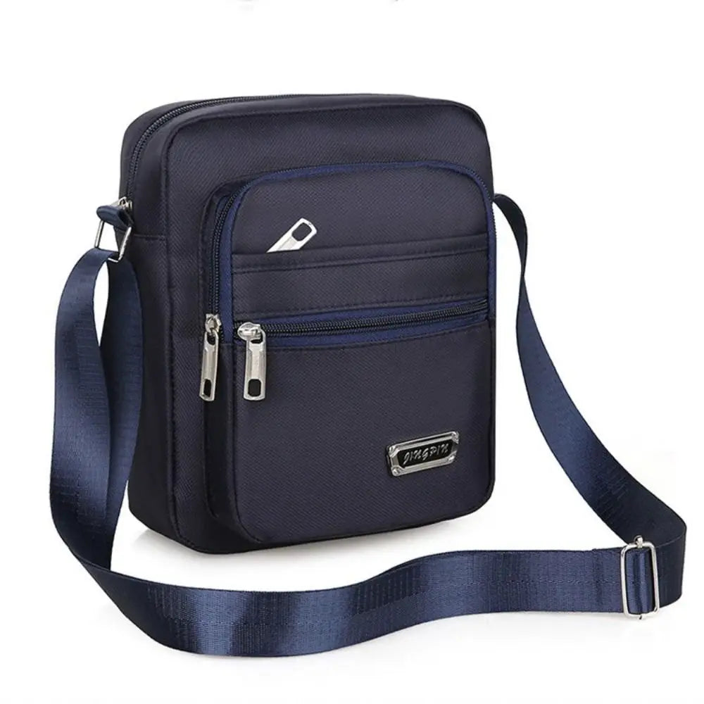 Men Crossbody Bags Male Nylon Shoulder Bags Boy Messenger Bags Man Handbags for Travel Casual Large Satchel Grey