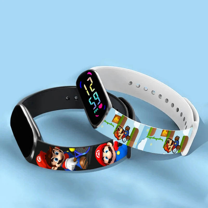 LED Watch for Kids Touch Screen Digital Wristwatch Silicone Strap Children Sports Watch Student Gift