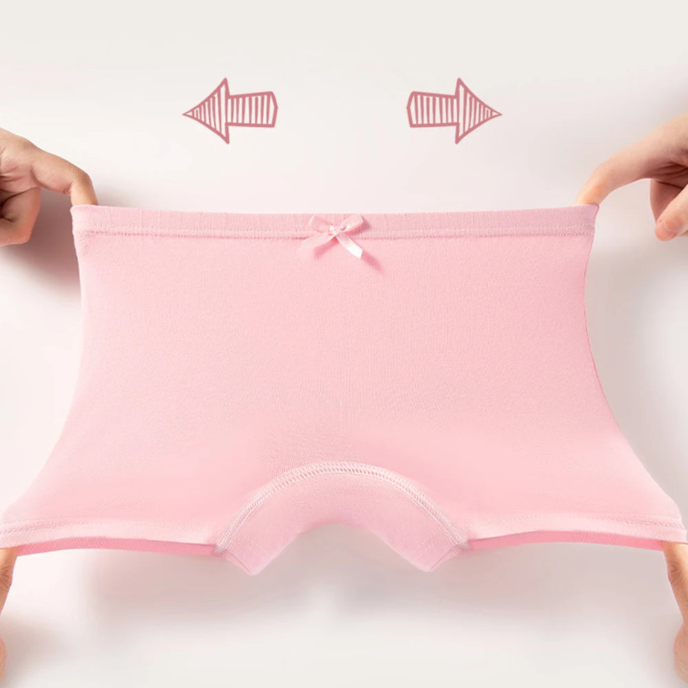 Girls Panties Underwear Cotton Safety Pants Solid Color Children Shorts Leggings Underpants Soft Kids Boxer Panties 3-12 Years