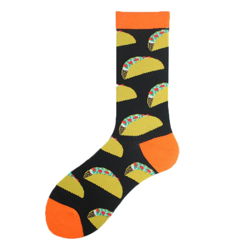 Cute Women Socks Cartoon Animal Food Fruit Socks  Kawaii Funny  Trendy Socks Happy Harajuku Casual Socks Autumn Spring Stocking