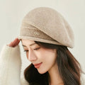 1 Piece of Fashionable and Versatile Knitted Hat for Women in Autumn and Winter, Comfortable and Warm, Wearable for Cycling
